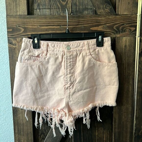 Bongo Vintage blush High Waisted raw hem Sz-13 - Picture 1 of 11